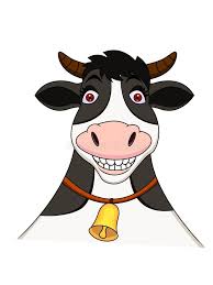 Toro Del Americano De La Historieta Ilustración del Vector