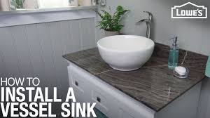 Richard trethewey helps a homeowner update her bathroom by installing a new vanity cabinet, countertop, and sink. How To Install A Vessel Sink