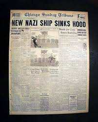 hms hood sunk by bismarck in 1941