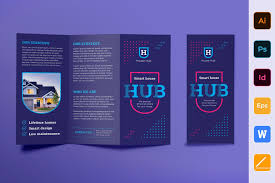 Smart House Brochure Trifold Trifold Brochure Trifold Brochure Template Brochure Template