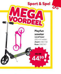Playfun Scooter Aanbieding Bij Intertoys