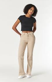 Mavi Victoria Wide-Leg Jeans - Women's 29 Beige Natural Dye
