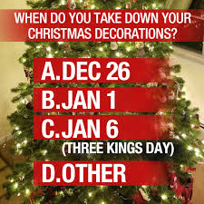 Leaving your decorations up after this date is thought to bring bad luck. Facebook