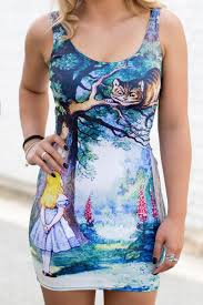Cheshire Cat Dress Made To Order By Black Milk Clothing Cat Dresses Wonderland Clothes Black Milk Clothing