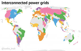 To know the load shedding details of your area the users of the app can tag an outrage on the map for crowd sourcing. Interconnected Power Grids Mapporn