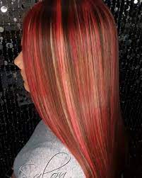 Whether you choose to color all the hair in a burgundy shade or add burgundy highlights, you're guaranteed a unique and flattering look. 25 Red And Blonde Hair Color Ideas For Fiery Ladies
