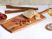 Amazon.com | Wood Charcuterie Board: Large Cheese Board Serving ...