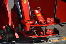 First Look Ferrari S Upgraded F1 Front Wing