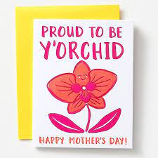 Browse our wonderful collection of mother's day images and cards. Proud To Be Y Orchid Mother S Day Card Paper Source