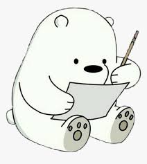 Hes a bee bear and a cutie. Webarebears Icebear Cute Aesthetic Pretty Ice Bear Sticker Hd Png Download Kindpng