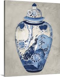 What is the probability that out of these three balls drawn, two are white balls and one is a blue ball? Inari Urn Ii Blue And White Wall Art Canvas Prints Framed Prints Wall Peels Great Big Canvas