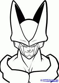 Step by step drawing tutorial on how to draw cell from dragon ball z cell is a fictional character in dragon ball z. Cell Close Up Anime Drawings Dragon Ball Z Character Drawing