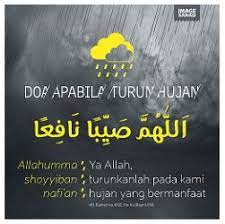 Amalan Dan Doa Ketika Turun Hujan Disertai Petir