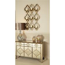 Buffets, sideboards and china cabinets are ideal for displaying and storing fine china, linens, or your favorite keepsakes. Aurora Boutique Morocco Vintage Mirrored 3 Drawer 3 Door Sideboard With Gold Trim Furniture123