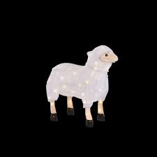 Home Accents Holiday 22 In 60 Light Led Tinsel Sheep Led Christmas Lights Holiday Decor Christmas Decorating With Christmas Lights