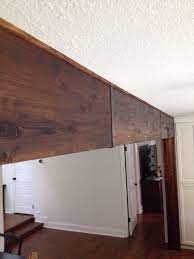 Covered A Steel Beam With Pine And Metal Straps At The Seams Wood Beam Ceiling Support Beams Beam Covering Ideas