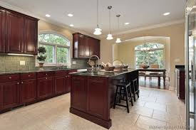 Pictures Of Kitchens Traditional Dark Wood Cherry Color Kitchen 49 Cherry Wood Kitchens Traditional Kitchen Design Cherry Wood Kitchen Cabinets
