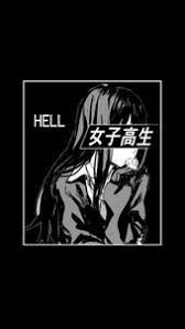 Anime Black And White Wallpaper Aesthetic Gabi 0101 In 2020 Black Aesthetic Wallpaper Vaporwave Wallpaper Aesthetic Anime