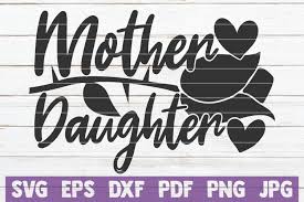 A phrase to show the measurement of one's love for another. Mother Daughter Graphic By Mintymarshmallows Creative Fabrica
