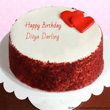 Find images of birthday cake. Divya Darling Happy Birthday Birthday Wishes For Divya Darling
