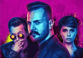 Preacher tarzında film afişi tasarlamak