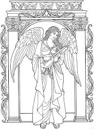 Kids will color angels that are women, men, rabbits, horses, cats, dogs and children as they explore the pages of this encouraging book. Beautiful Angel Coloring Page Angel Coloring Pages Abstract Coloring Pages Coloring Pages