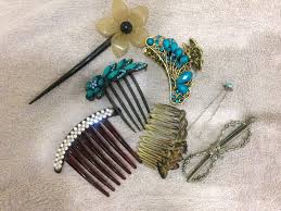 Halloween hair accessory for girls, black rose hair pins with skeleton and eyeball, set of 2. 50 Hair Accessories That Will Make Any Hairstyle Pop
