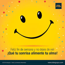 Intergrupo - ¡Sonríe, es gratis! Feliz fin de semana 😄 | Facebook