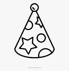 Coloring books can be good tools to explain surgery to your child. Party Hat Coloring Page Dibujo De Un Sombrero De Fiesta Free Transparent Clipart Clipartkey Coloring Home