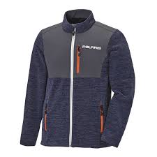 Men S Full Zip Mid Layer Jacket With Polaris Logo
