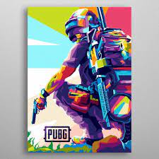Pubg Mobile Gaming Poster By Wpap Me Displate Pop Art Posters Wpap Art Mobile Art