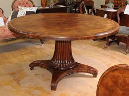 french round oak dining table farmhouse