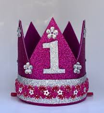 Diy Birthday Crown For Adults 1st Birthday Crown First Birthday Crown Girl First Birthday Etsy In 2020 First Birthday Crown Birthday Crown Birthday Party Hats