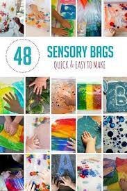 48 quick sensory bags to make for your kids hands on as we grow sensory bags baby sensory play infant activities