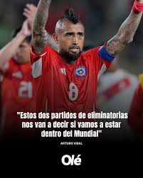 VIDAL: "ESTOS DOS PARTIDOS NOS VAN A DECIR SI VAMOS A ESTAR DENTRO DEL  MUNDIAL O YA NOS DESPEDIMOS" 🇨🇱🤔 📊 Cabe destacar que el equipo de  Ricardo Gareca está en la