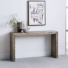 Streamline Console Marble Reclaimed Wood Console Table Wood Console Wood Console Table