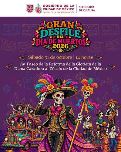 Todo sobre el Desfile de Día de Muertos 2026 en CDMX. ❤️ Amix, si vas a asistir, checa la info que preparamos para que llegues más que listo este sábado. Si tienes