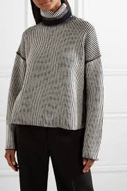 Black And White Striped Turtleneck Sweater Black Striped Cashmere Turtleneck Sweater Theory Cashmere Turtleneck Cashmere Turtleneck Sweaters Turtle Neck