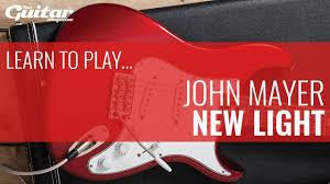 Please contact support for more information or remove the products to proceed. Learn To Play New Light By John Mayer Guitar Com All Things Guitar