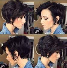 Stylish Asymmetrical Short Pixie Haircuts And Hairstyles Women Short Hair Style Ideas Pixie Haircut For Thick Hair Short Hair Styles Thick Hair Styles