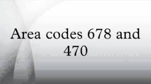 What state is area code 470. Area Codes 678 And 470 Youtube