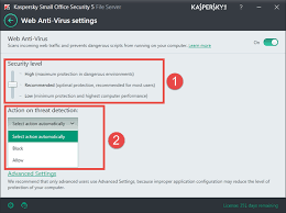How To Adjust Web Anti Virus Settings In Kaspersky Small Office Security 5 For File Server