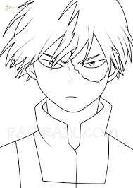 Todoroki please choose images in following list of free todoroki shouto coloring sheet to download and color them online or at home for free. Todoroki Coloring Pages 25 New Pictures Free Printable