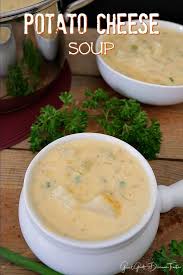 This Potato Cheese Soup Is A Copycat Recipe Of Marie Callender S Potato Cheese Soup It S Loaded With Chunk Potato Cheese Soups Cheese Soup Cheese Soup Recipes
