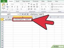 How To Calculate The Day Of The Week In Excel Excel Tutorials Excel Shortcuts Excel Hacks