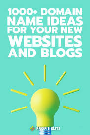 1000 Domain Name Ideas For Your New Websites And Blogs Via Profitblitz Blognames Domainnames Websitenames Blog Domain Name Ideas Blog Make Money Blogging