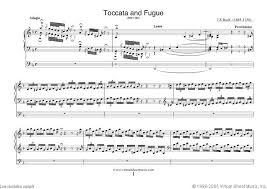 Toccata And Fugue In D Minor Cello Sheet Music Bach Toccata And Fugue In D Minor Bwv 565 Sheet Music For Organ Solo Sheet Music Bach Virtual Sheet Music