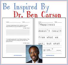 Dr Ben Carson Quotes Copy Work Homeschool Writing Free Homeschool Resources Homeschool Copywork