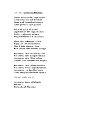 Saya anak malaysia 2020 bahasa malaysia version malaysia day song. Lirik Lagu Keranamu Malaysia