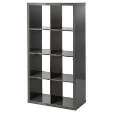 Kallax Shelf Unit High Gloss Gray 30 3 8x57 7 8 Ikea In 2020 Kallax Shelf Unit Kallax Shelf Ikea Kallax Shelf Unit